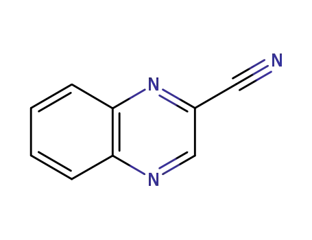 Molecular Structure of 7483-33-2 (2-Quinoxalinecarbonitrile(7CI,8CI,9CI))