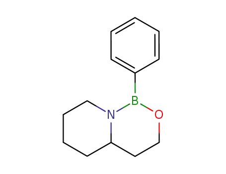Molecular Structure of 66737-44-8 (1H,3H-Pyrido[1,2-c][1,3,2]oxazaborine, hexahydro-1-phenyl-)