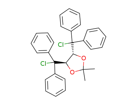 (4R,5R)-4,5-bis[chloro(diphenyl)methyl]-2,2-dimethyl-1,3-dioxolane