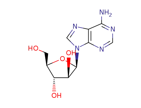 Molecular Structure of 5536-17-4 (vidarabine)