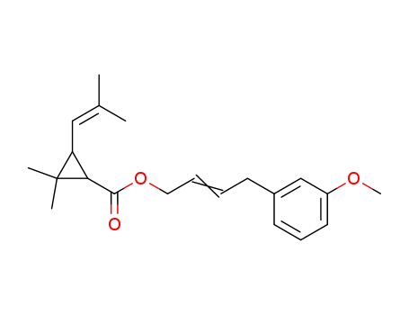 2,2-Dimethyl-3-(2-methyl-propenyl)-cyclopropanecarboxylic acid (E)-4-(3-methoxy-phenyl)-but-2-enyl ester