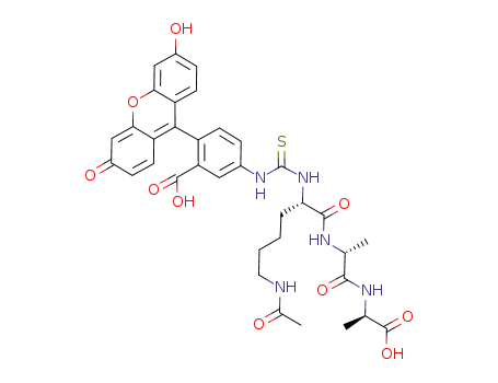 Nα-(fluoresceinylthiocarbamoyl)-Nω-acetyl-L-Lys-D-Ala-D-Ala