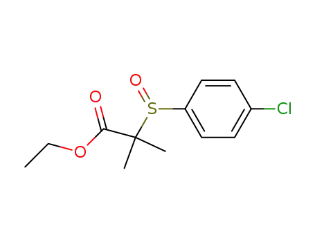 2-(4-Chloro-benzenesulfinyl)-2-methyl-propionic acid ethyl ester