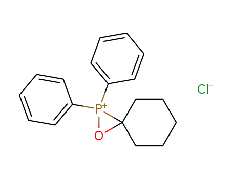 2,2-Diphenyl-1-oxa-2-phosphonia-spiro[2.5]octane; chloride