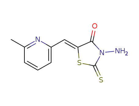 3-Amino-5-[1-(6-methyl-pyridin-2-yl)-meth-(Z)-ylidene]-2-thioxo-thiazolidin-4-one