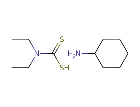 Diethyl-dithiocarbamic acid; compound with cyclohexylamine