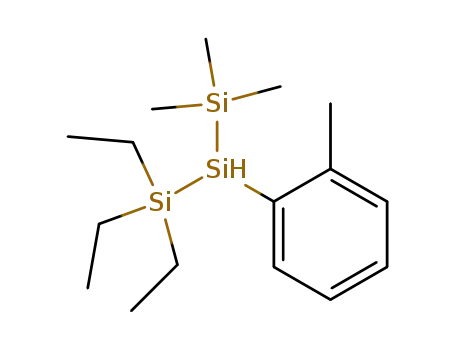 2-(o-tolyl)-1,1,1-triethyl-3,3,3-trimethyltrisilane