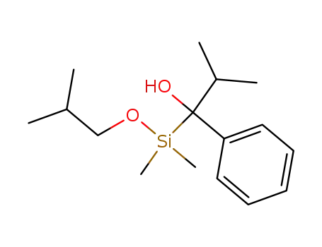 1-dimethyl(2-methylpropoxy)silyl-2-methyl-1-phenylpropan-1-ol