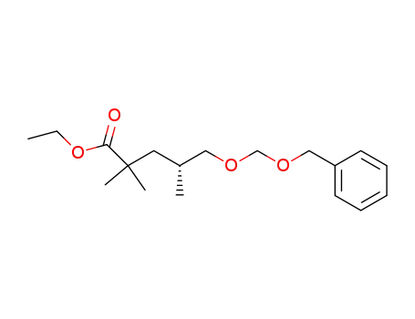 (R)-5-Benzyloxymethoxy-2,2,4-trimethyl-pentanoic acid ethyl ester