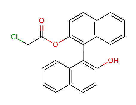 (+/-)-2-chloroacetoxy-2'-hydroxy-1,1'-binaphthyl