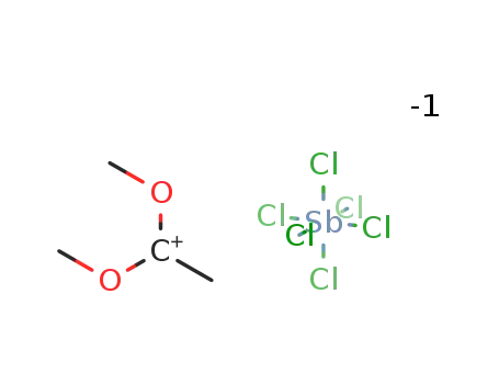 1,1-dimethoxyethylium hexachloroantimonate