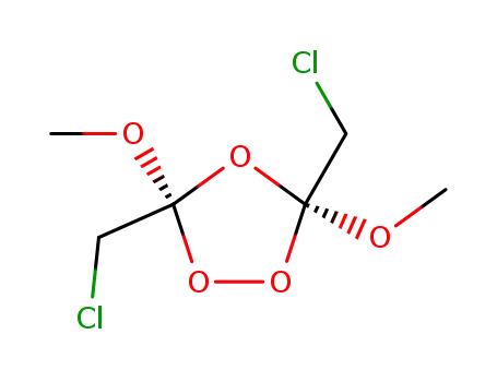 cis-3,5-bis-(chloromethyl)-3,5-dimethoxy-1,2,4-trioxolane