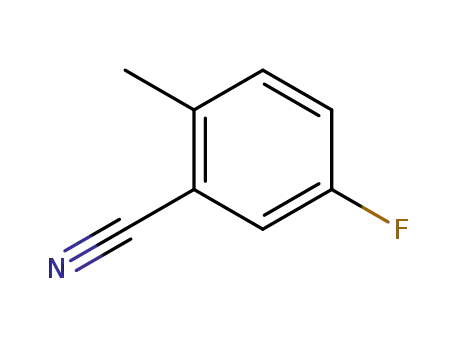 Molecular Structure of 77532-79-7 (5-Fluoro-2-methylbenzonitrile)