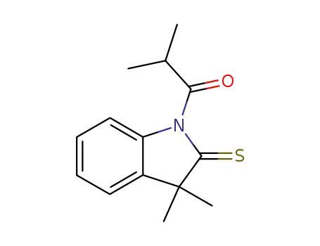 1-(3,3-Dimethyl-2-thioxo-2,3-dihydro-indol-1-yl)-2-methyl-propan-1-one