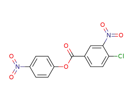 Molecular Structure of 193606-98-3 (Benzoic acid, 4-chloro-3-nitro-, 4-nitrophenyl ester)