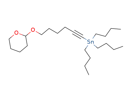 2-(1-tributylstannyl-6-hexynyloxy) tetrahydropyran