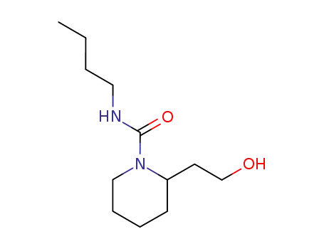 1-(Butylaminocarbonyl)-2-(2-hydroxyethyl)piperidine