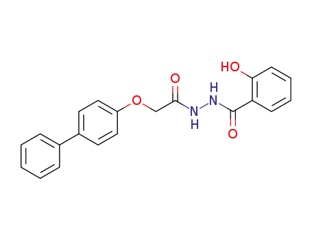 2-hydroxy-benzoic acid N'-[(biphenyl-4-yloxy)-acetyl]-hydrazide
