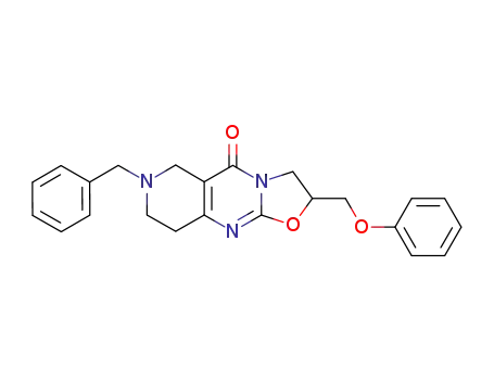 7-benzyl-2-(phenoxymethyl)-2,3,6,7,8,9-hexahydro-5H-[1,3]oxazolo[3,2-a]pyrido[4,3-d]pyrimidin-5-one