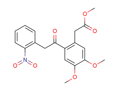 methyl 2-[2-(2-nitrophenyl)acetyl]-4,5-dimethoxyphenylacetate