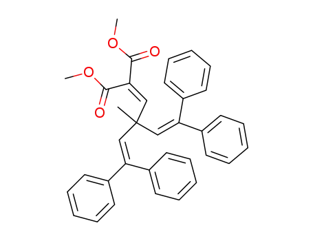 methyl 2-carbomethoxy-4-methyl-4-(2,2-diphenylvinyl)-6,6-diphenyl-2,5-hexadienoate