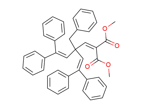 methyl 2-carbomethoxy-4-benzyl-4-(2,2-diphenylvinyl)-6,6-diphenyl-2,5-hexadienoate
