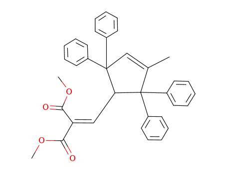 1-methyl-3,3,5,5-tetraphenyl-4-(2,2-dicarbomethoxyvinyl)-1-cyclopentene