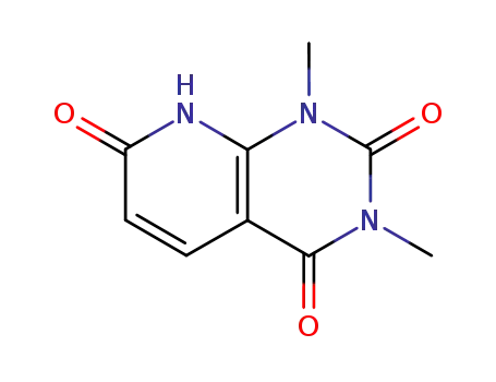 Molecular Structure of 57821-20-2 (1,3-dimethylpyrido[2,3-d]pyrimidine-2,4,7(1H,3H,8H)-trione)