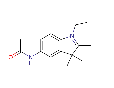 5-acetamido-1-ethyl-2,3,3-trimethyl-3H-indol-1-ium iodide