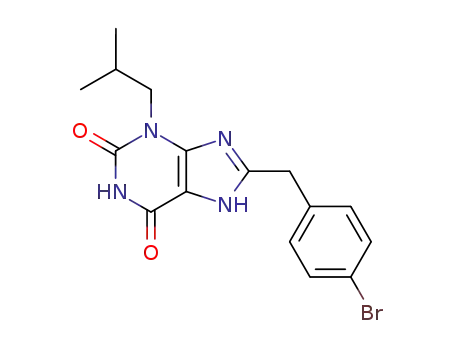 8-(4-bromo-benzyl)-3-isobutyl-3,7-dihydro-purine-2,6-dione