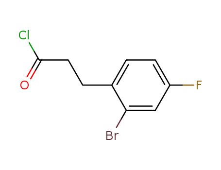 3-(2-bromo-4-fluorophenyl)propionyl chloride