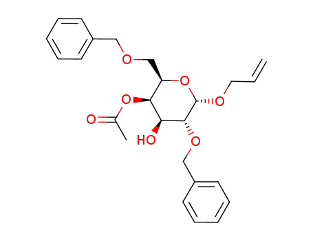 allyl 4-O-acetyl-2,6-di-O-benzyl-α-D-galactopyranoside