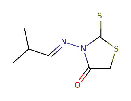 3-[2-Methyl-prop-(E)-ylideneamino]-2-thioxo-thiazolidin-4-one