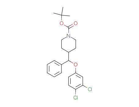 4-[(3,4-dichloro-phenoxy)-phenyl-methyl]-piperidine-1-carboxylic acid tert-butyl ester