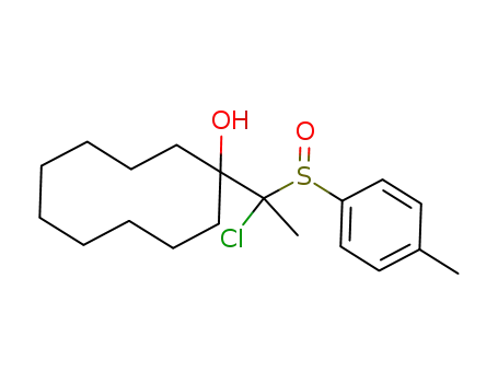 1-[1-chloro-1-(p-tolylsulfinyl)ethyl]-1-cyclodecanol