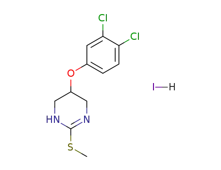 5-(3,4-dichlorophenoxy)-2-methylsulfanyl-3,4,5,6-tetrahydropyrimidine hydroiodide