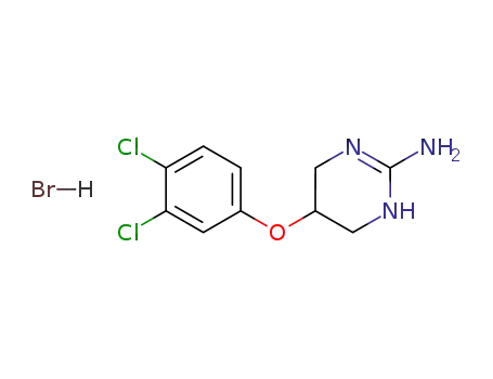 2-amino-5-(3,4-dichlorophenoxy)-3,4,5,6-tetrahydropyrimidine hydrobromide