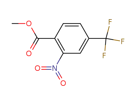 Molecular Structure of 228418-45-9 (Methyl 2-nitro-4-(trifluoromethyl)benzoate)