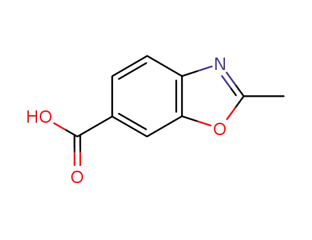 Molecular Structure of 13452-14-7 (2-Methyl-1,3-benzoxazole-6-carboxylic acid)