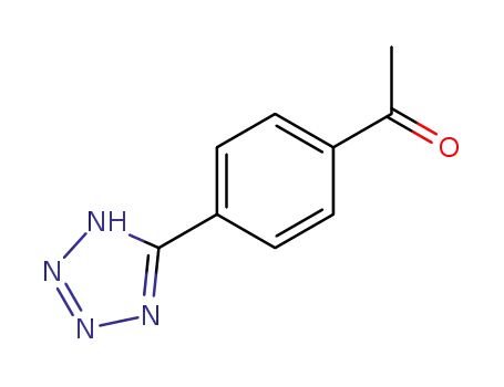 Molecular Structure of 552846-23-8 (1-(4-(5H-tetrazol-5-yl)phenyl)ethanone)