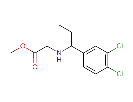 [1-(3,4-dichloro-phenyl)-propylamino]-acetic acid methyl ester