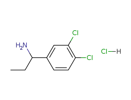 1-(3,4-dichloro-phenyl)-propylamine; hydrochloride