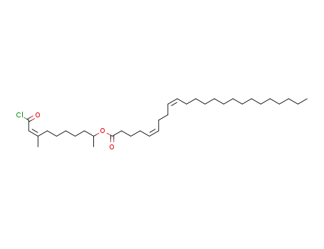 (5Z,9Z)-Tetracosa-5,9-dienoic acid (Z)-8-chlorocarbonyl-1,7-dimethyl-oct-7-enyl ester