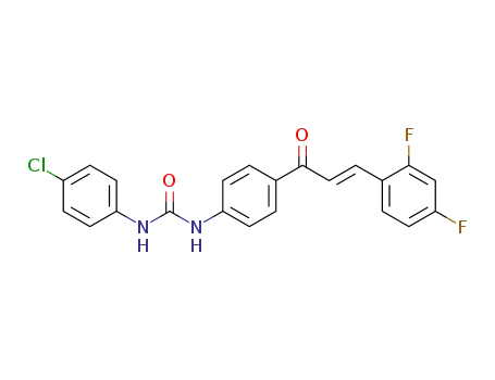 1-(4-Chloro-phenyl)-3-{4-[(E)-3-(2,4-difluoro-phenyl)-acryloyl]-phenyl}-urea