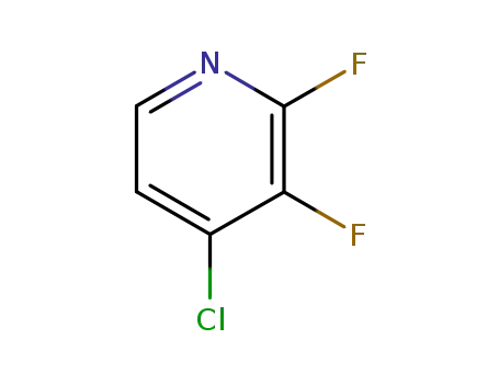 Molecular Structure of 851178-99-9 (4-Chloro-2,3-difluoropyridine)