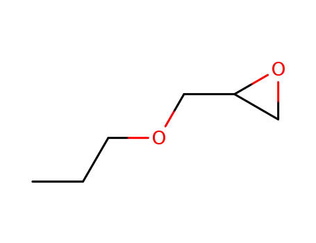 Molecular Structure of 3126-95-2 (N-PROPYL GLYCIDYL ETHER)
