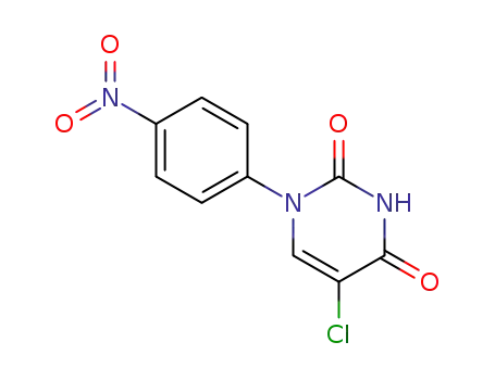 5-chloro-1-(4-nitro-phenyl)-1H-pyrimidine-2,4-dione