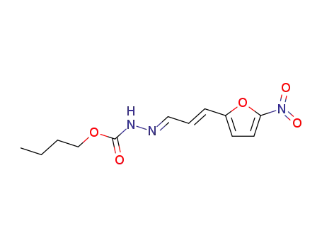 N'-[(E)-3-(5-Nitro-furan-2-yl)-prop-2-en-(E)-ylidene]-hydrazinecarboxylic acid butyl ester