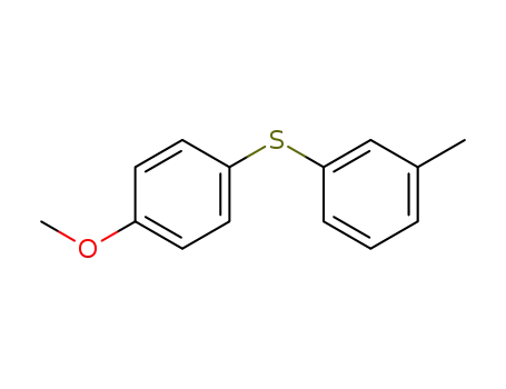 1-[(4-methoxyphenyl)thio]-3-methylbenzene