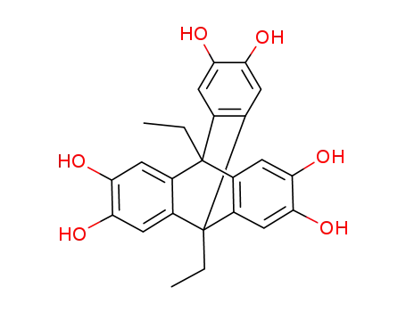 9,10-diethyl-2,3,6,7,12,13-hexahydroxytriptycene